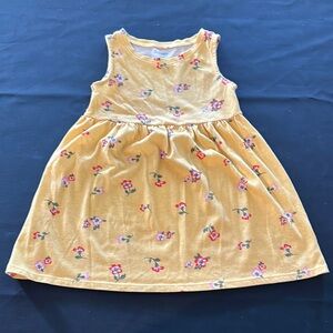 Old Navy Yellow Floral Kids Dress